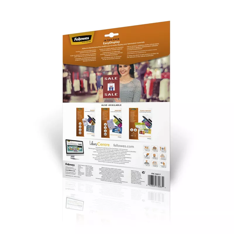 Fellowes 5601703 φύλλα πλαστικοποίησης 25 τεμ.