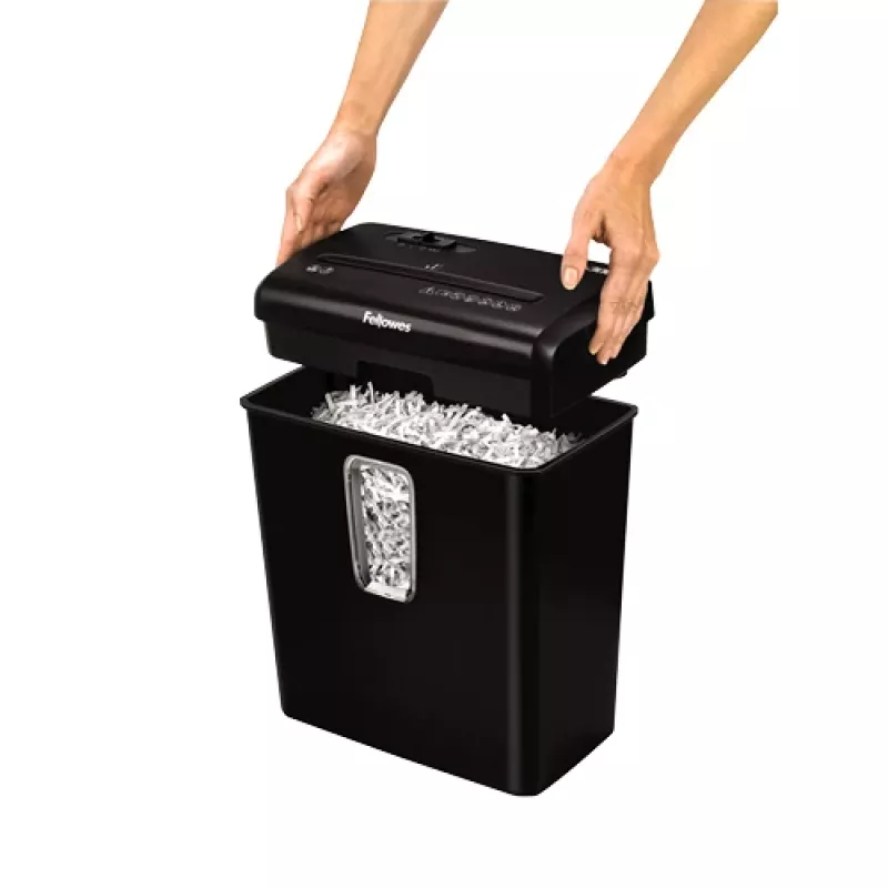 Fellowes Powershred P-30C Καταστροφέας εγγράφων κοπής σωματιδίων 22 cm Μαύρο