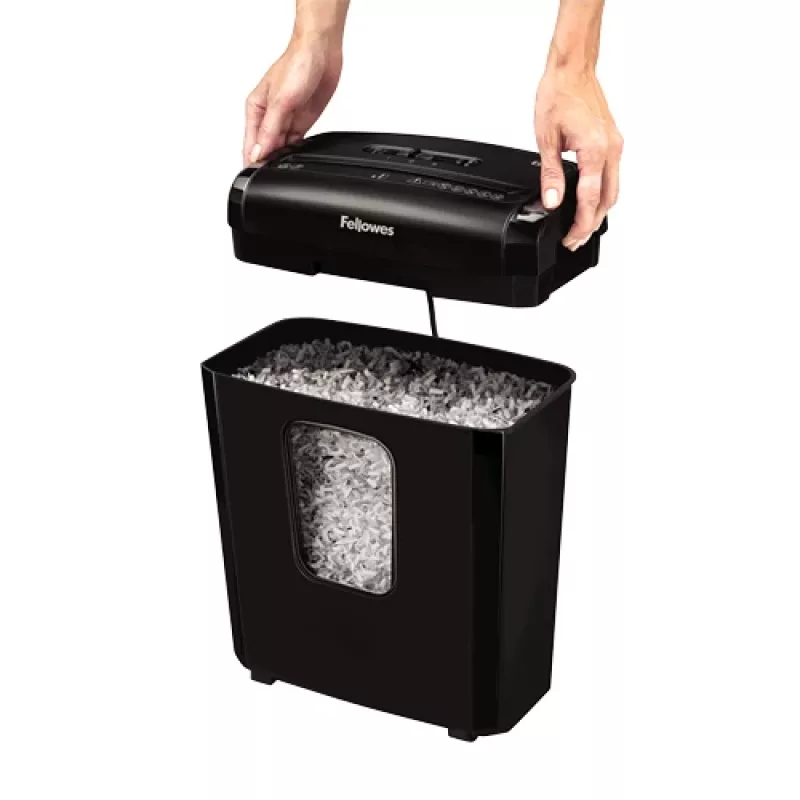 Fellowes Powershred 6M Καταστροφέας εγγράφων μικροκοπής Μαύρο