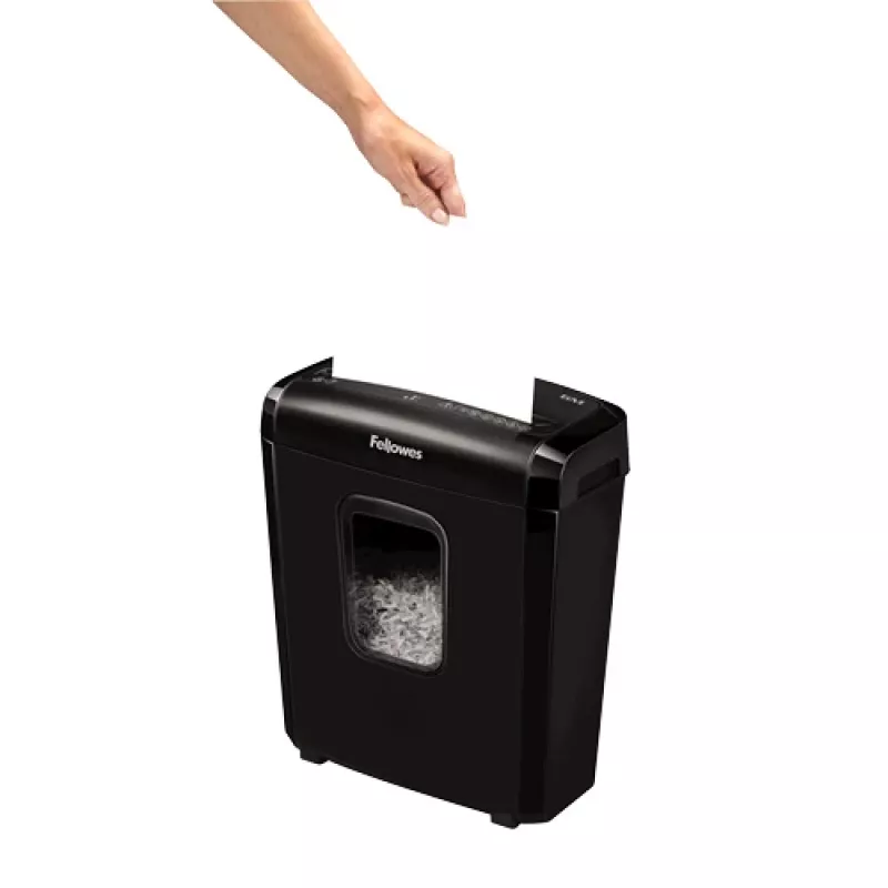 Fellowes Powershred 6M Καταστροφέας εγγράφων μικροκοπής Μαύρο