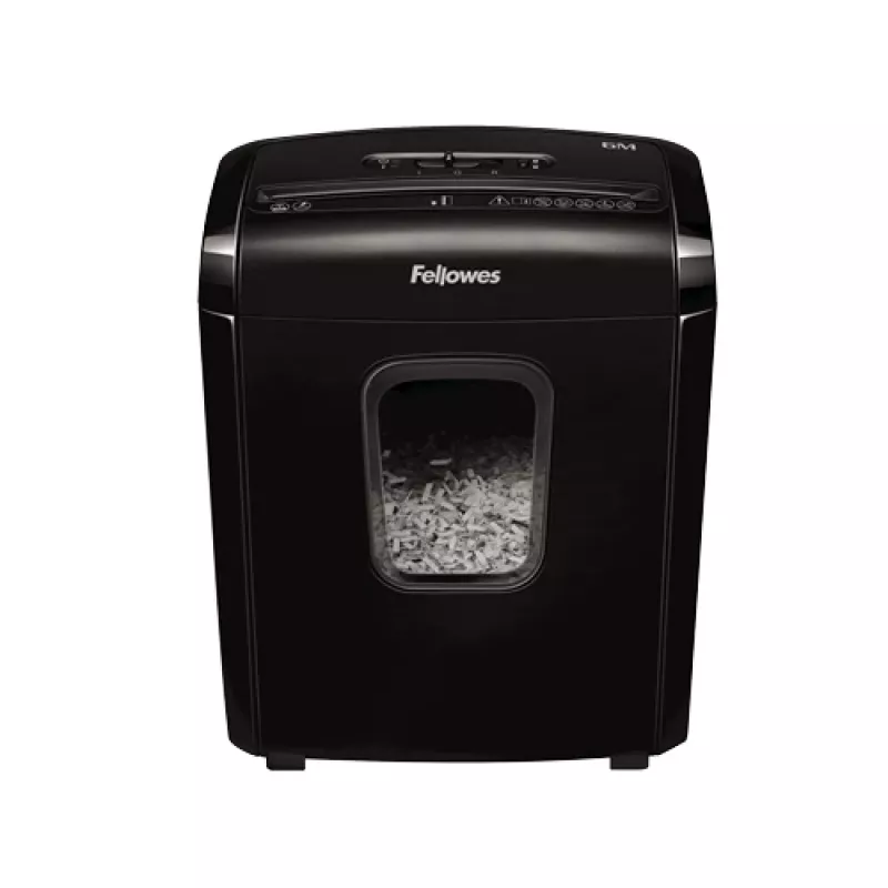 Fellowes Powershred 6M Καταστροφέας εγγράφων μικροκοπής Μαύρο