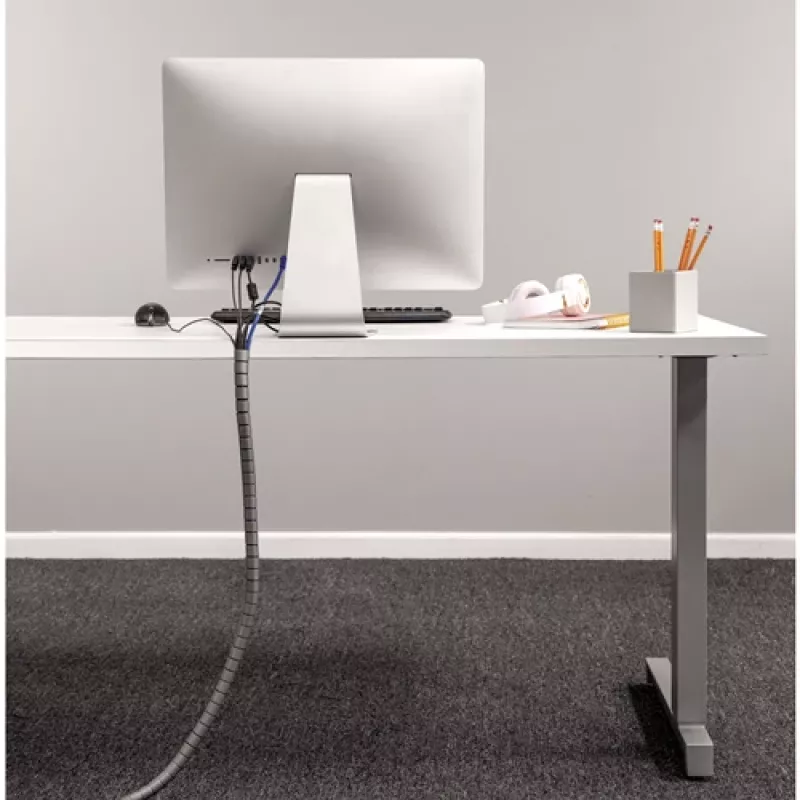 Fellowes CableZip Εύκαμπτος σωλήνας καλωδίων δαπέδου Ασημί 1 τεμ.