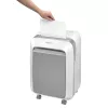 Fellowes LX Series Powershred LX21 Καταστροφέας εγγράφων μικροκοπής Γκρι, Λευκό