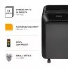 Fellowes LX Series Powershred LX210 Καταστροφέας εγγράφων Μαύρο