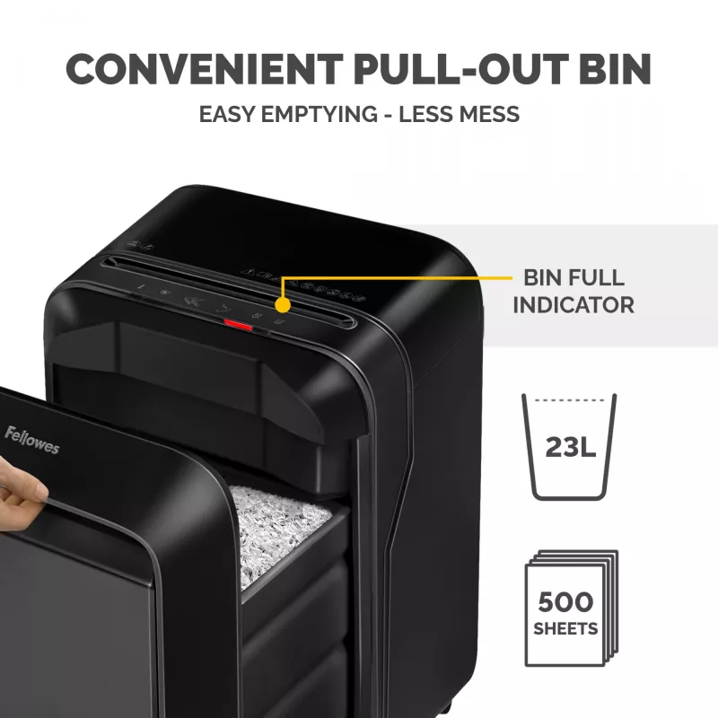 Fellowes LX Series Powershred LX210 Καταστροφέας εγγράφων Μαύρο