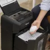 Fellowes Automax 80M Καταστροφέας εγγράφων κοπής σωματιδίων 22 cm Μαύρο