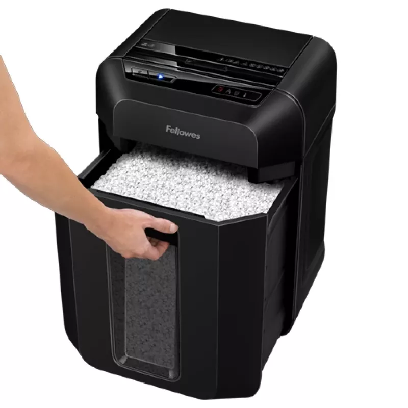 Fellowes AutoMax 90M Καταστροφέας εγγράφων μικροκοπής Μαύρο
