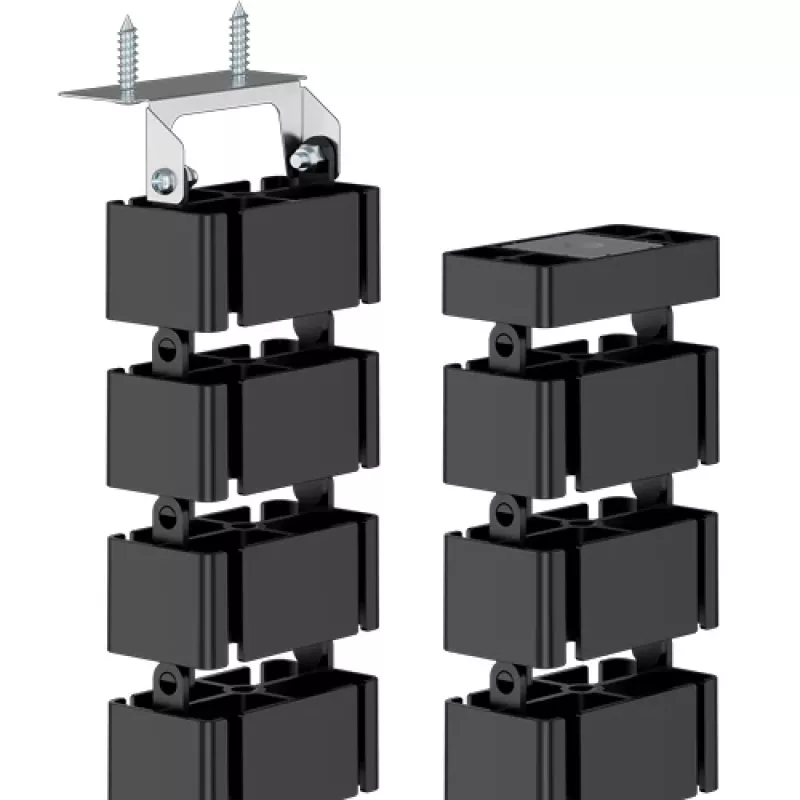 Fellowes 100136871 Οργανωτής καλωδίων γραφείου Καλώδιο-σωλήνας μαύρο 1 τεμ.