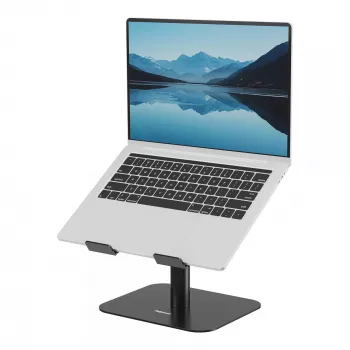 Fellowes Alumia Laptop-Riser – Βάση laptop για γραφείο, μέγιστο μέγεθος 15 ίντσες, μέγιστο βάρος 5 kg, μαύρο