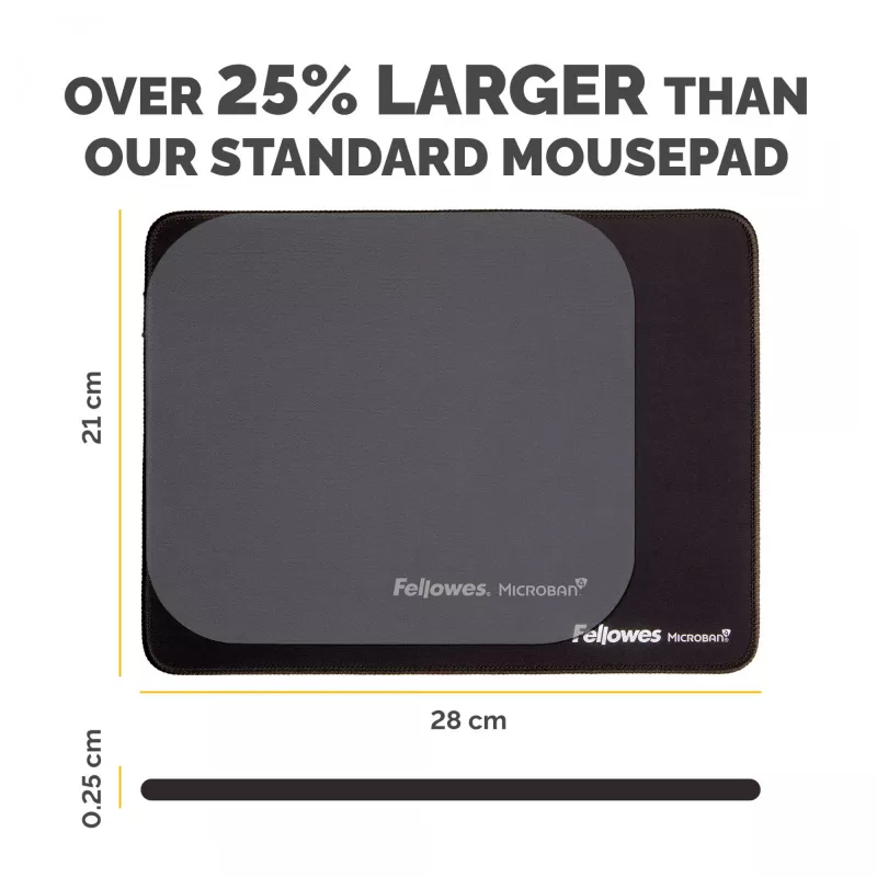 Fellowes Breyta 100138995 Mouse pad μαύρο