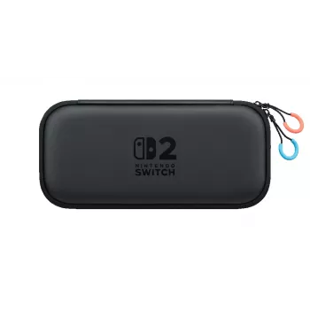 Nintendo Switch 2 Θήκη μεταφοράς & Προστασία οθόνης, Σκληρή θήκη, Nintendo, Μαύρο, Nintendo Switch 2, Φερμουάρ, 142 mm