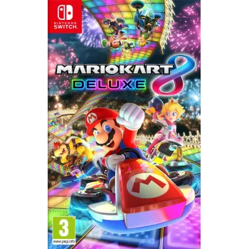 Nintendo Mario Kart 8 Deluxe Standard Γερμανικά, Αγγλικά, Γαλλικά, Ιταλικά, Ιαπωνικά, Ολλανδικά, Πορτογαλικά, Ρωσικά Nintendo Switch