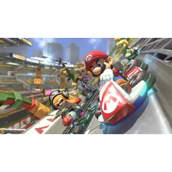 Nintendo Mario Kart 8 Deluxe Standard Γερμανικά, Αγγλικά, Γαλλικά, Ιταλικά, Ιαπωνικά, Ολλανδικά, Πορτογαλικά, Ρωσικά Nintendo Switch
