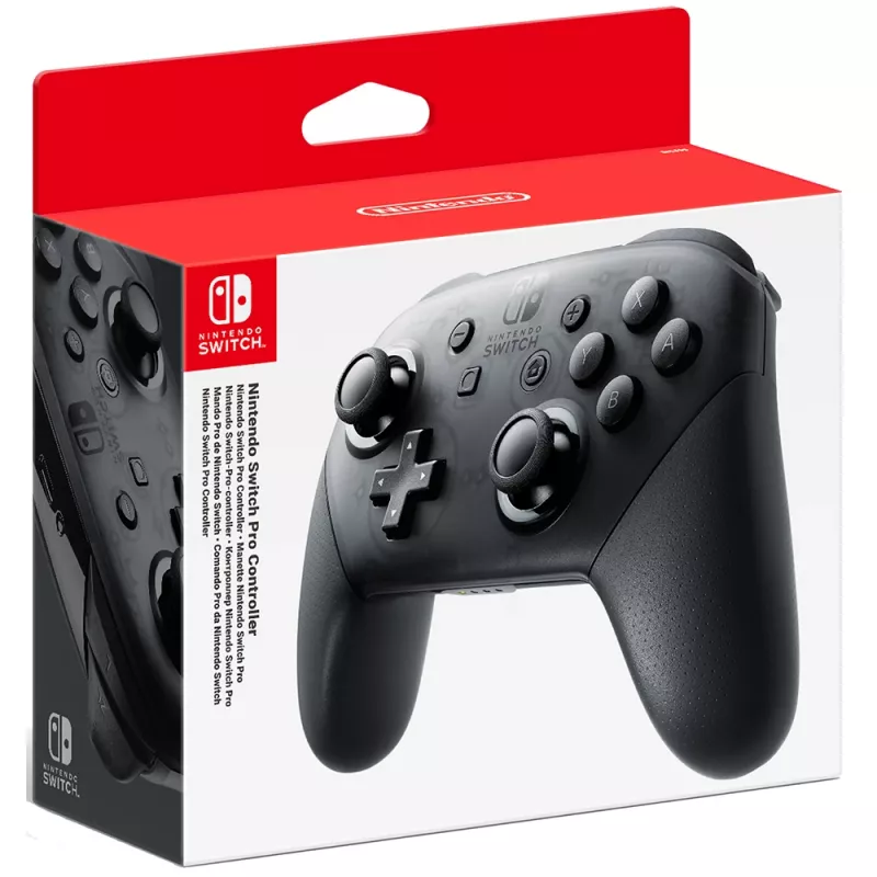 Nintendo Switch Pro Χειριστήριο Μαύρο Bluetooth Gamepad Αναλογικό / Ψηφιακό Nintendo Switch, PC