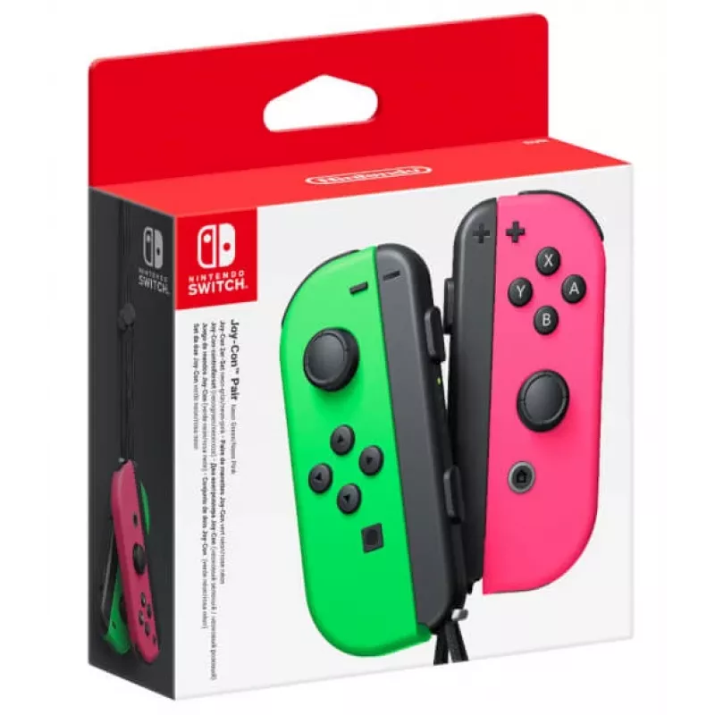 Nintendo Joy-Con Μαύρο, Πράσινο, Ροζ Bluetooth Gamepad Αναλογικό / Ψηφιακό Nintendo Switch