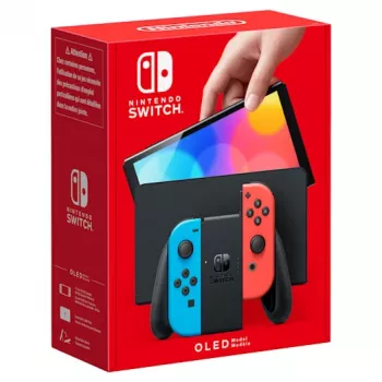 Nintendo Switch OLED, Nintendo Switch, NVIDIA Custom Tegra, Μπλε, Κόκκινο, Αναλογικό/Ψηφιακό, Πλήκτρο Home, Πλήκτρο Power, Πλήκτρα