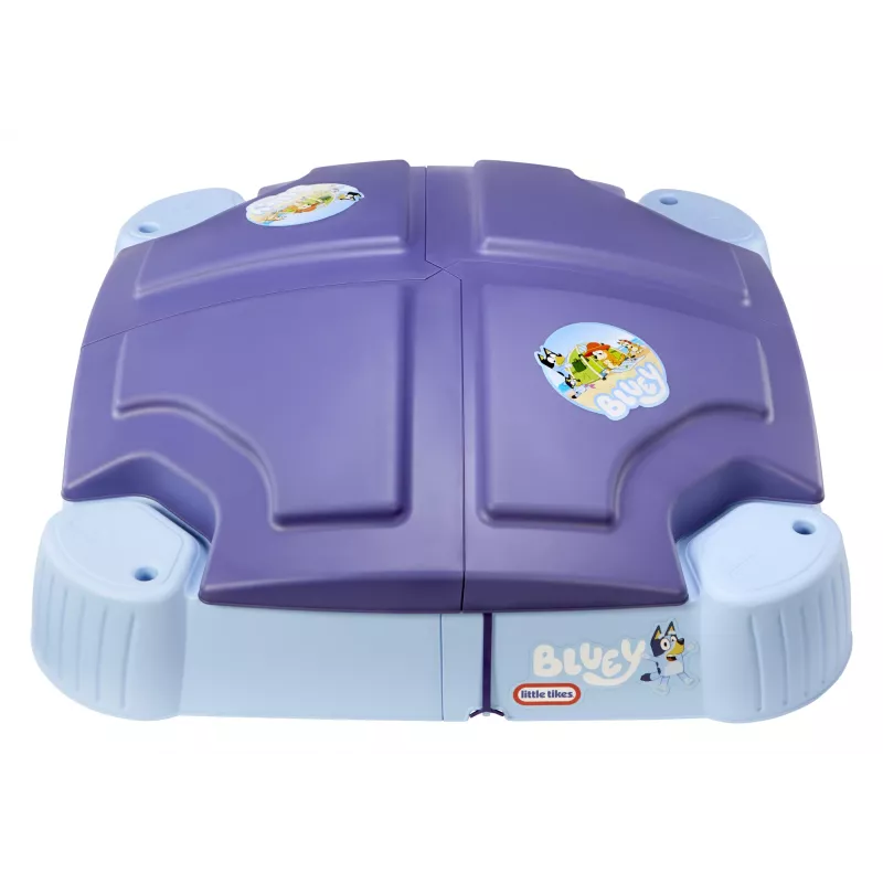 Little Tikes Bluey Beach Day sandbox, τετράγωνο, πλαστικό, μπλε, sandbox