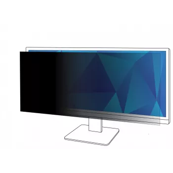 3M φίλτρο απορρήτου για οθόνη 38 ιντσών, 21:9, PF380W2B, 96,5 cm (38 ίντσες), 21:9, οθόνη, φίλτρο προστασίας οθόνης χωρίς πλαίσιο, γυαλιστερό / ματ, αντιθαμβωτικό
