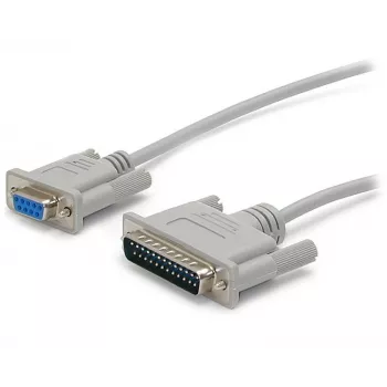 StarTech.com Καλώδιο Σειριακό Null Modem Cross Wired DB9 σε DB25 10 ft - F/M