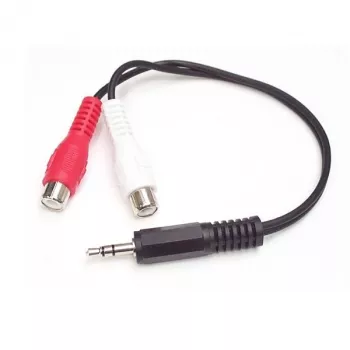 StarTech.com Καλώδιο Στερεοφωνικού Ήχου 6in – Βύσμα 3,5 mm σε 2x Υποδοχή RCA