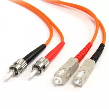 StarTech.com Καλώδιο Οπτικών Ινών - Multimode Duplex 62,5/125 - LSZH - ST/SC - 2 m