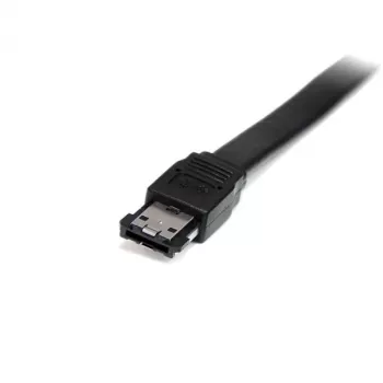 StarTech.com Καλώδιο eSATA Εξωτερικό Θωρακισμένο 3 ft M/M, 0,9 m, eSATA, eSATA, eSATA, Βύσμα/Βύσμα, Μαύρο