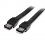 StarTech.com Καλώδιο eSATA Εξωτερικό Θωρακισμένο 1,8 m M/M, 1,8 m, eSATA, eSATA, eSATA, Βύσμα/Βύσμα, Μαύρο