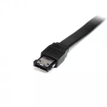 StarTech.com Καλώδιο eSATA Εξωτερικό Θωρακισμένο 1,8 m M/M, 1,8 m, eSATA, eSATA, eSATA, Βύσμα/Βύσμα, Μαύρο