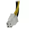 StarTech.com Καλώδιο Επέκτασης Τροφοδοσίας CPU ATX12V 4 Pin P4 8 ίντσες – M/F