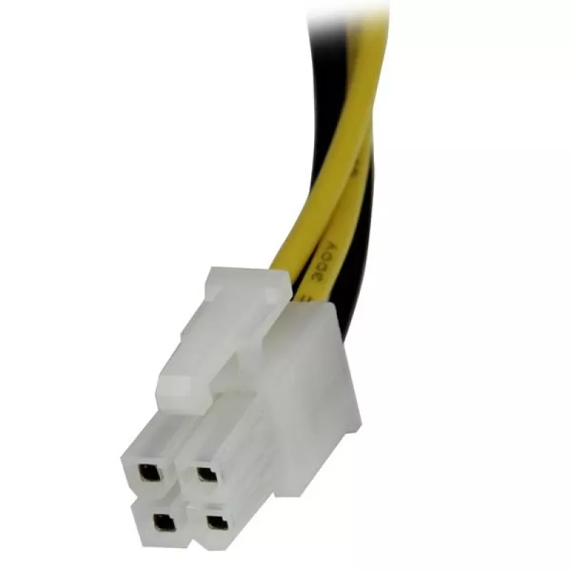 StarTech.com Καλώδιο Επέκτασης Τροφοδοσίας CPU ATX12V 4 Pin P4 8 ίντσες – M/F