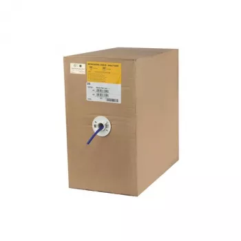 StarTech.com Καλώδιο Ethernet Cat6 Bulk - 305 m (1000 ft) - Λεπτό Σύρμα - Πιστοποιημένο CM για Τοποθέτηση σε Τοίχους - Μπλε