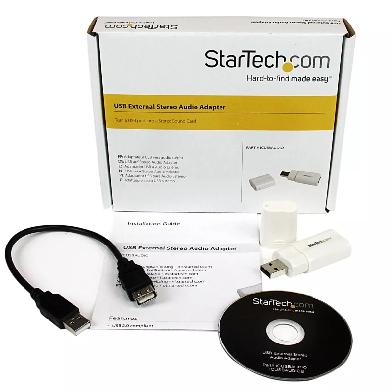 StarTech.com Μετατροπέας Προσαρμογέα USB σε Στερεοφωνικό Ήχο