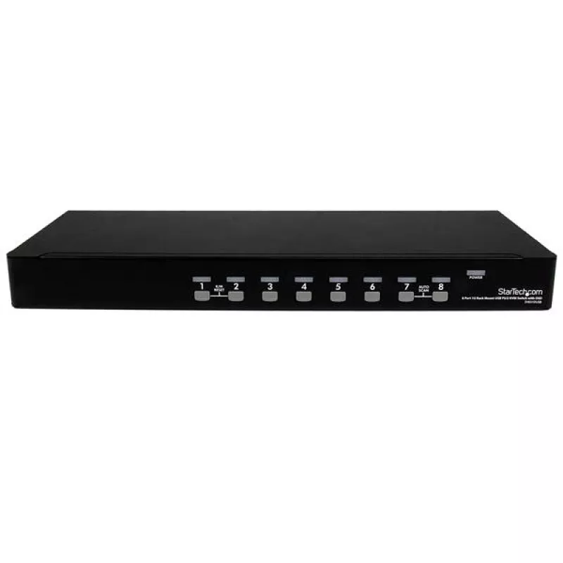 StarTech.com 8-Port 1HE Rackmount USB PS/2 KVM-Switch με OSD