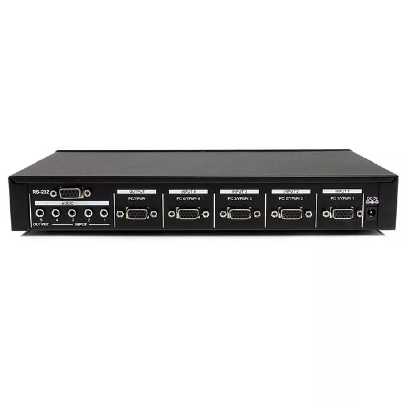 StarTech.com Διακόπτης βίντεο-ήχου VGA 4 απλών με έλεγχο RS232
