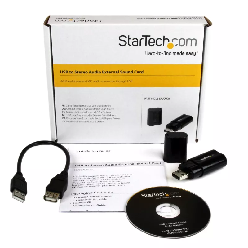 StarTech.com Προσαρμογέας USB Stereo Audio Εξωτερική κάρτα ήχου