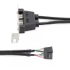StarTech.com Προσαρμογέας πλάκας υποδοχής Low-Profile USB-A 2 θυρών
