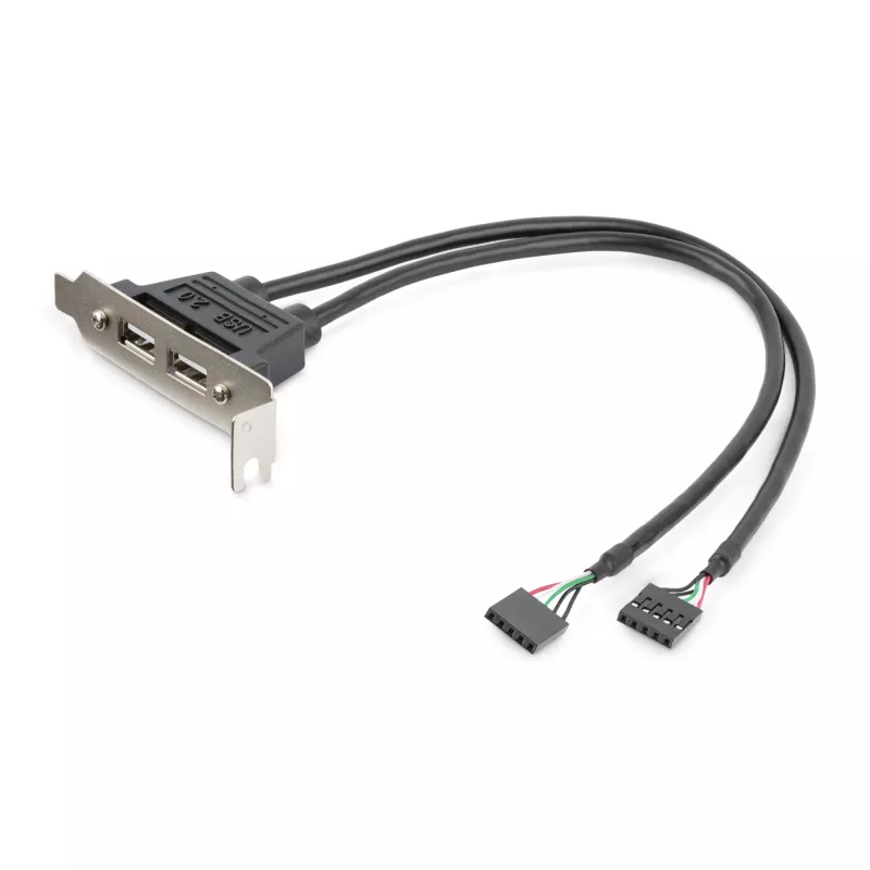 StarTech.com Προσαρμογέας πλάκας υποδοχής Low-Profile USB-A 2 θυρών