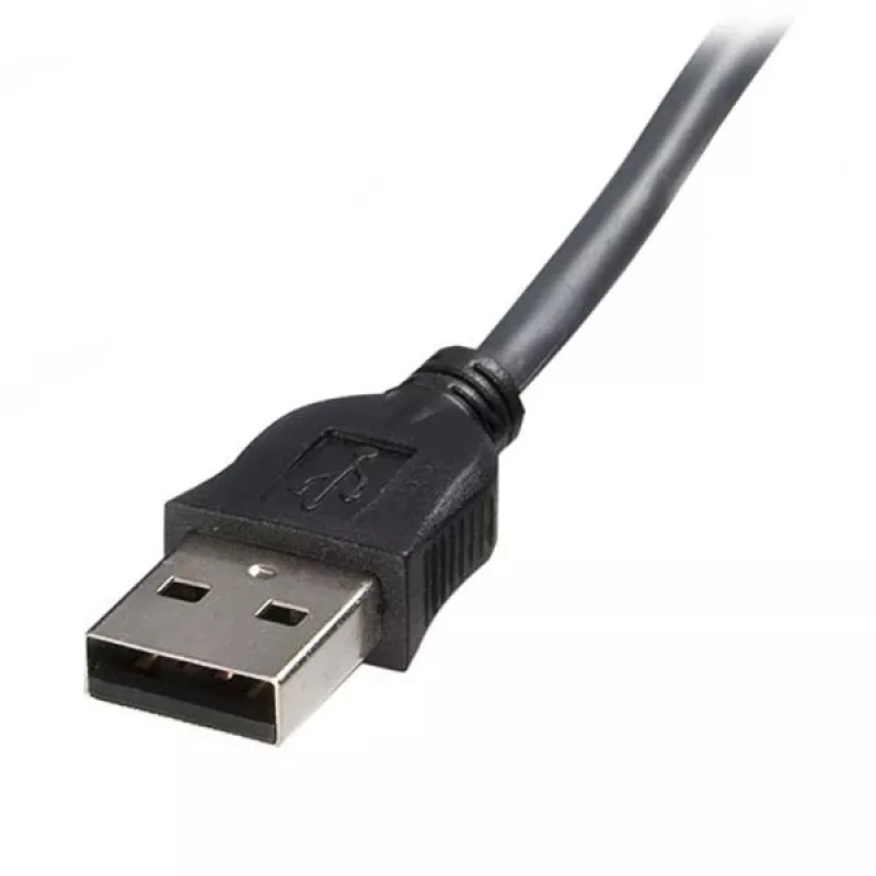 StarTech.com 6 ft Ultra-Thin USB VGA 2-in-1 KVM Cable, 1.8 m, Black, VGA, USB A + VGA, Male/Male, 189 g
