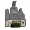 StarTech.com 6 ft Ultra-Thin USB VGA 2-in-1 KVM Cable, 1.8 m, Black, VGA, USB A + VGA, Male/Male, 189 g