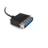 StarTech.com ICUSB128410 καλώδιο προσαρμογέα USB σε παράλληλο εκτυπωτή 10 ft (3 m), M/M, μαύρο
