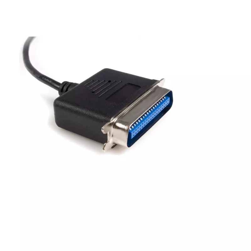 StarTech.com ICUSB128410 καλώδιο προσαρμογέα USB σε παράλληλο εκτυπωτή 10 ft (3 m), M/M, μαύρο
