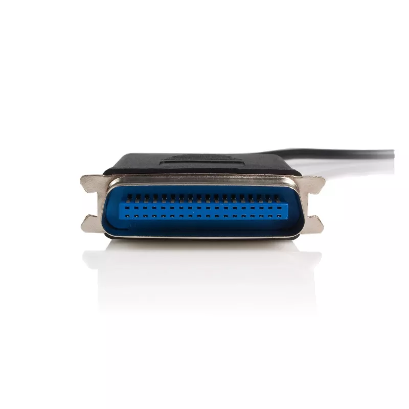 StarTech.com ICUSB128410 καλώδιο προσαρμογέα USB σε παράλληλο εκτυπωτή 10 ft (3 m), M/M, μαύρο