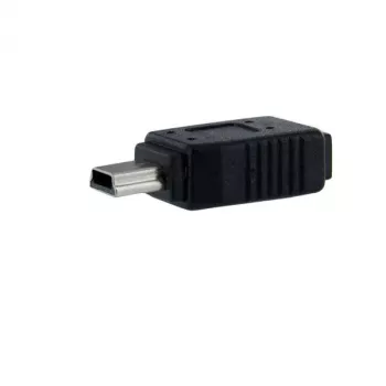 StarTech.com Προσαρμογέας Micro-USB σε Mini-USB 2.0 F/M, USB Mini-B, USB Micro-B, μαύρο