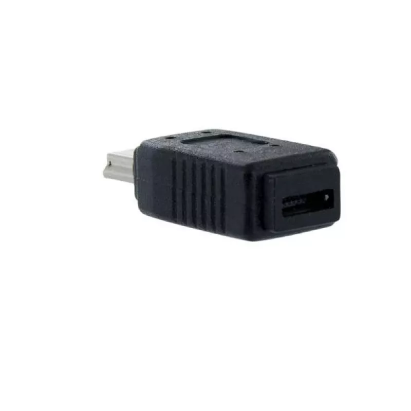 StarTech.com Προσαρμογέας Micro-USB σε Mini-USB 2.0 F/M, USB Mini-B, USB Micro-B, μαύρο