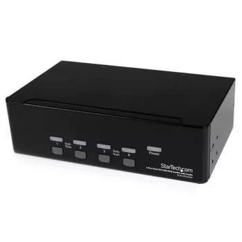 StarTech.com Διακόπτης KVM USB Dual-DVI 4 θυρών με ήχο και Hub USB 2.0
