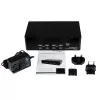 StarTech.com Διακόπτης KVM USB Dual-DVI 4 θυρών με ήχο και Hub USB 2.0