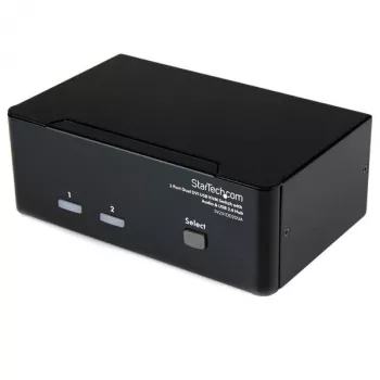 StarTech.com Διακόπτης KVM USB Dual-DVI 2 θυρών με ήχο & Hub USB 2.0
