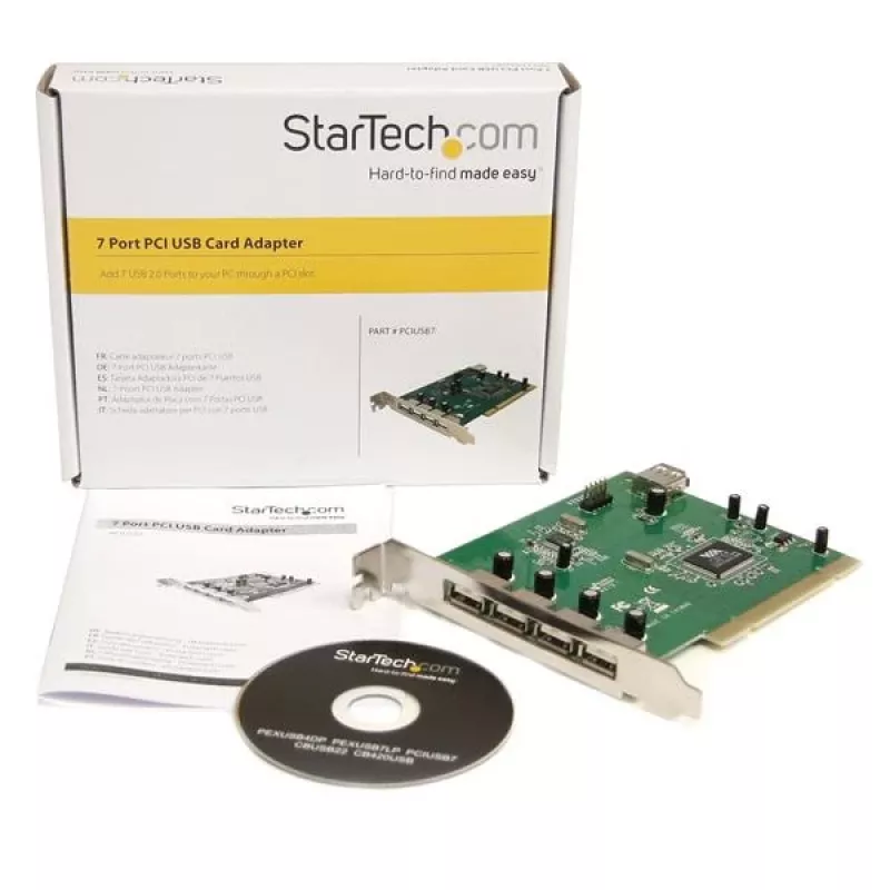 StarTech.com PCIUSB7 Κάρτα προσαρμογέα PCI USB 7 θυρών