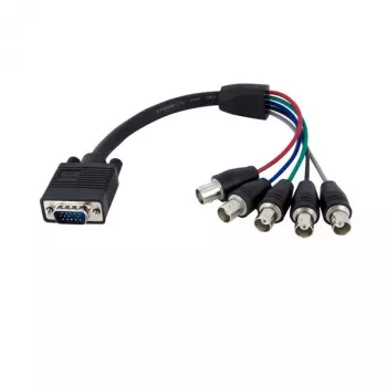 StarTech.com Καλώδιο οθόνης Coax HD15 VGA σε 5 BNC RGBHV 1 ft - M/F