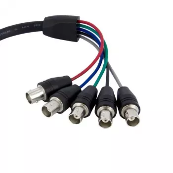 StarTech.com Καλώδιο οθόνης Coax HD15 VGA σε 5 BNC RGBHV 1 ft - M/F